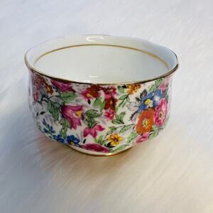 Vintage Royal Albert Bone China Rose Chintz Sugar Bowl